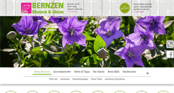 Desktop Screenshot of blumen-bernzen.de