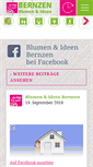 Mobile Screenshot of blumen-bernzen.de